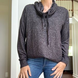 Maternity/non-maternity cowl neck sweater